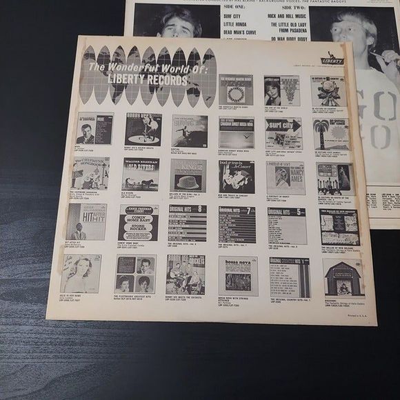 Jan & Dean - Command Performance Live in Person Vinyl LP Liberty Records 1965 - Picture 5 of 8